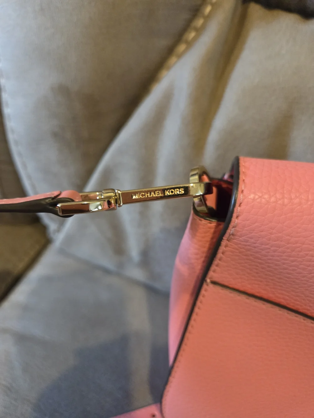 Michael Kors Pink Leather Crossbody Bag